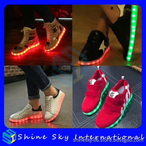 New Promotional Simulation Led Ladies Shoes Women's Fashion Led Shoes